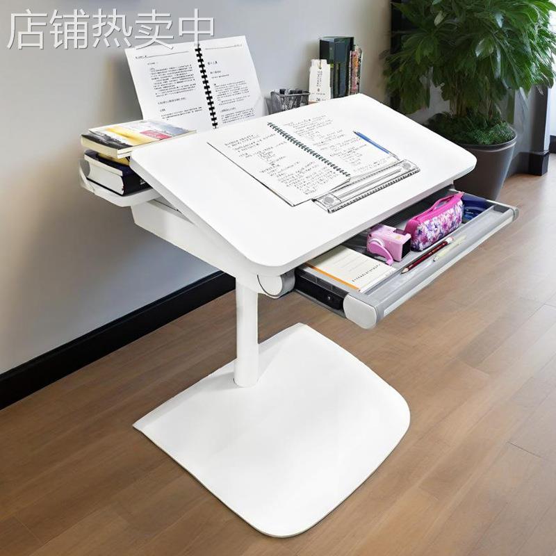 ProiTable儿童学习桌可升降书桌小户型实木写字桌80cm大桌面