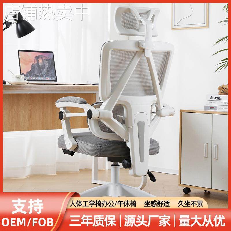人体工学椅护腰电脑椅家用久坐可躺办公座椅书房电竞椅子宿舍