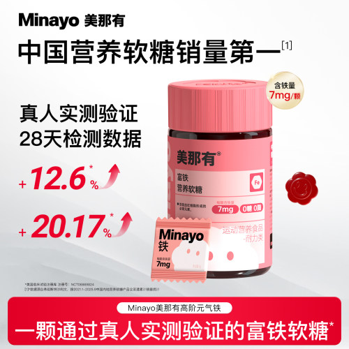 Minayo美那有富铁软糖
