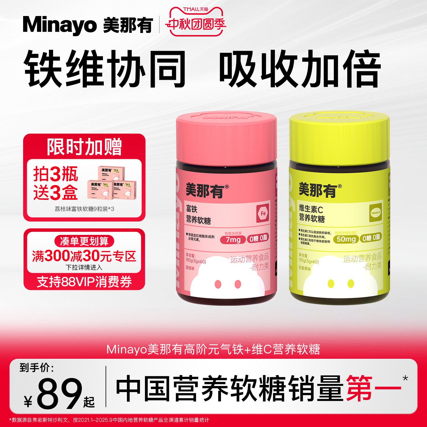 Minayo美那有维生素C富铁软糖图片