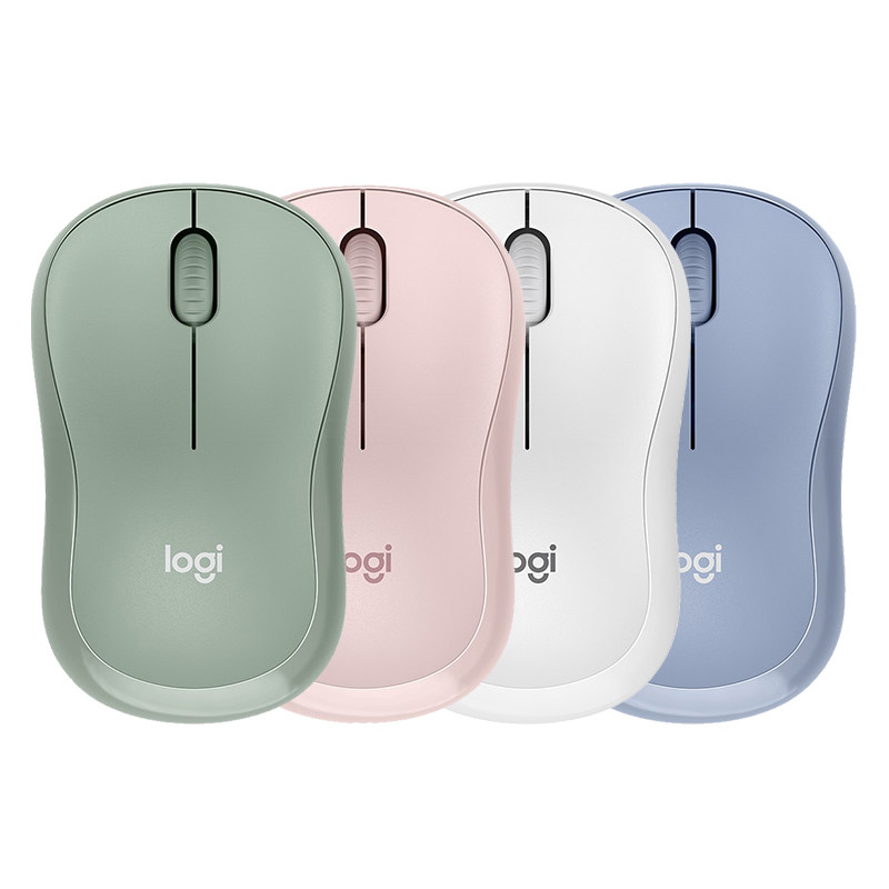 LOGITECH M221 무음 마우스 마이크로 수신기 안정적이고 부드러운 광학 추적 무선 사무실 마우스 홈