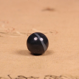 10mm正宗一线天新疆和田玉籽料青花单珠散珠多宝手串配珠珠子