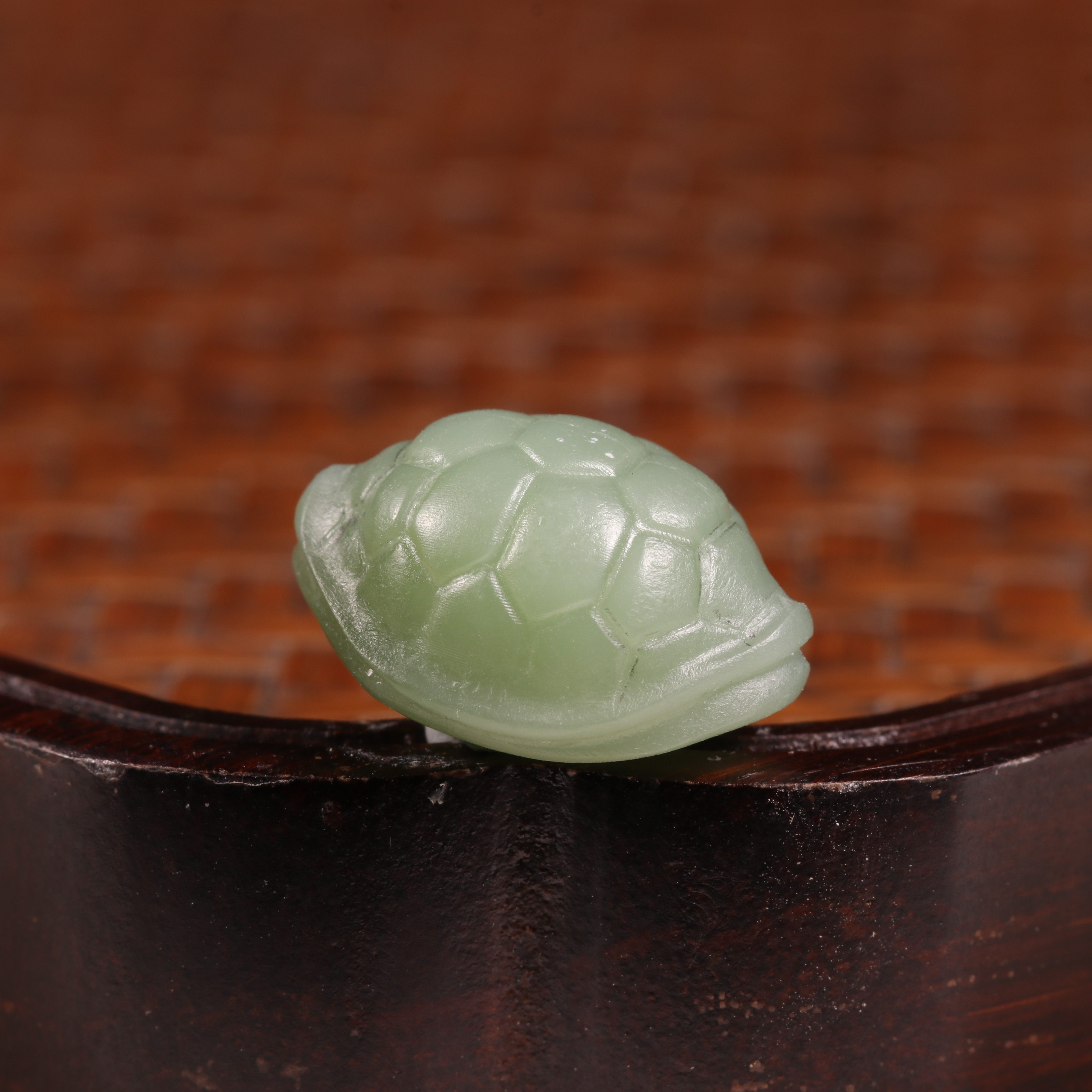 苏工新疆和田玉碧玉圆珠单珠散珠手串手链配珠籽玉龟甲龟壳