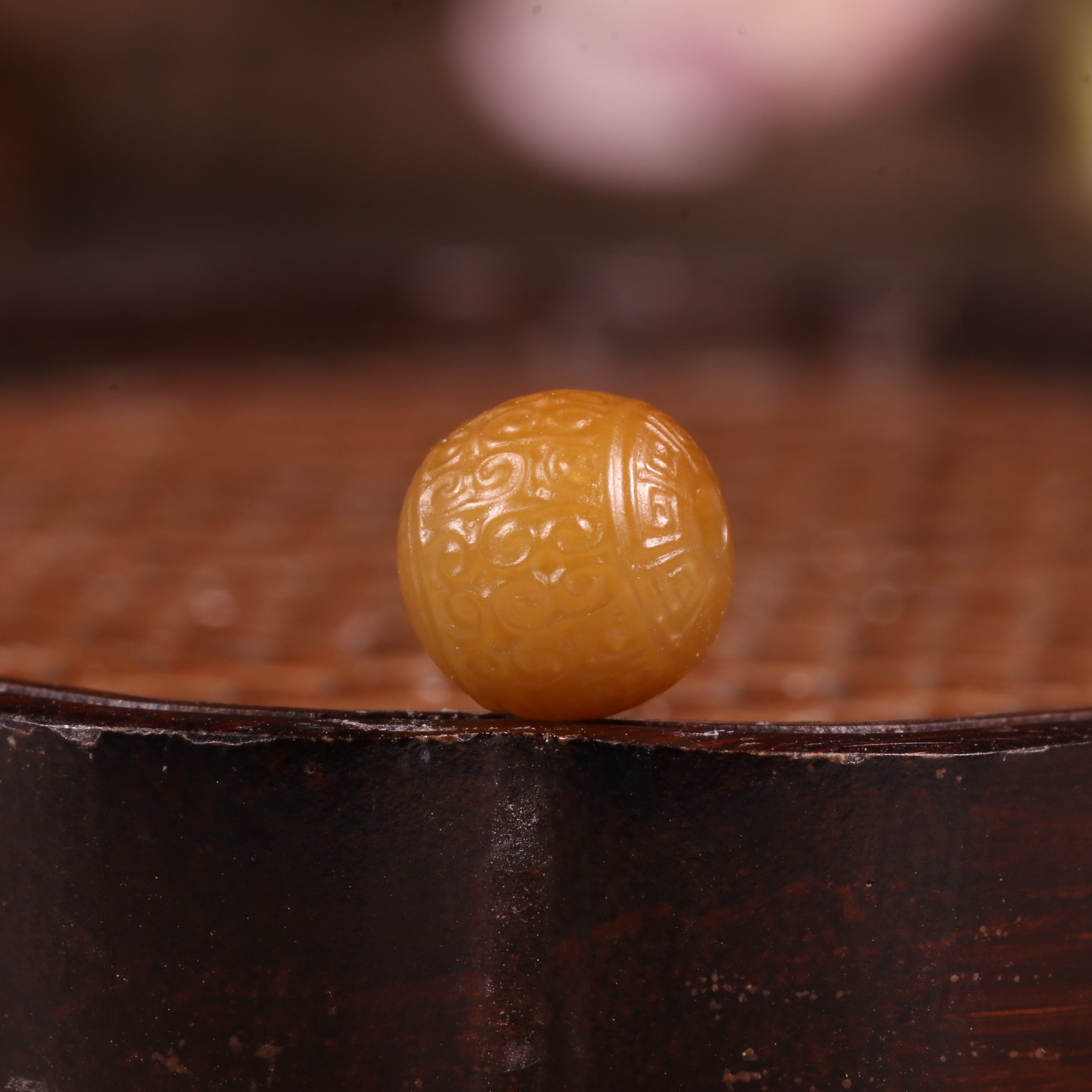 老型珠单珠手串新疆和田玉籽料