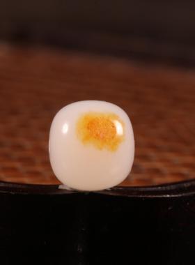 12mm天然新疆和田玉籽料珠子手串