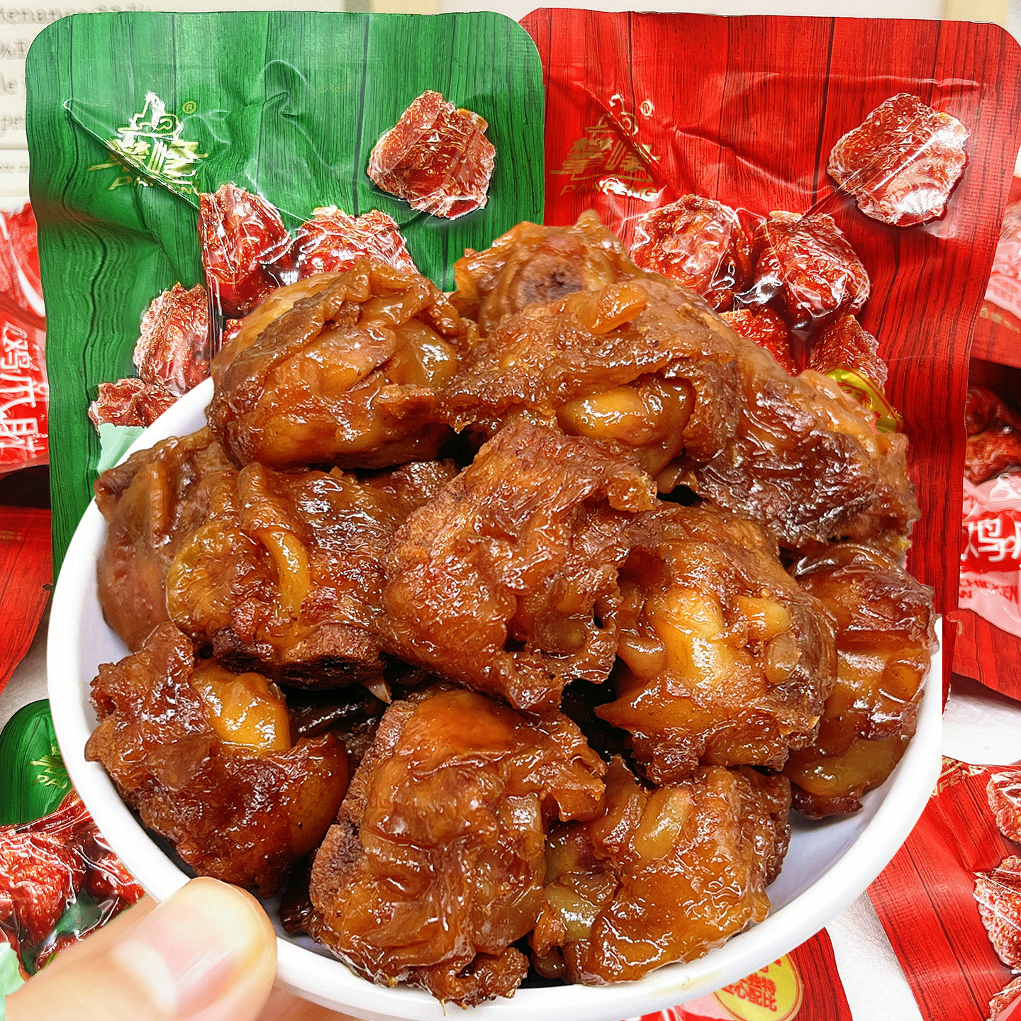 攀峰虎皮鸡爪肘卤味特产休闲零食