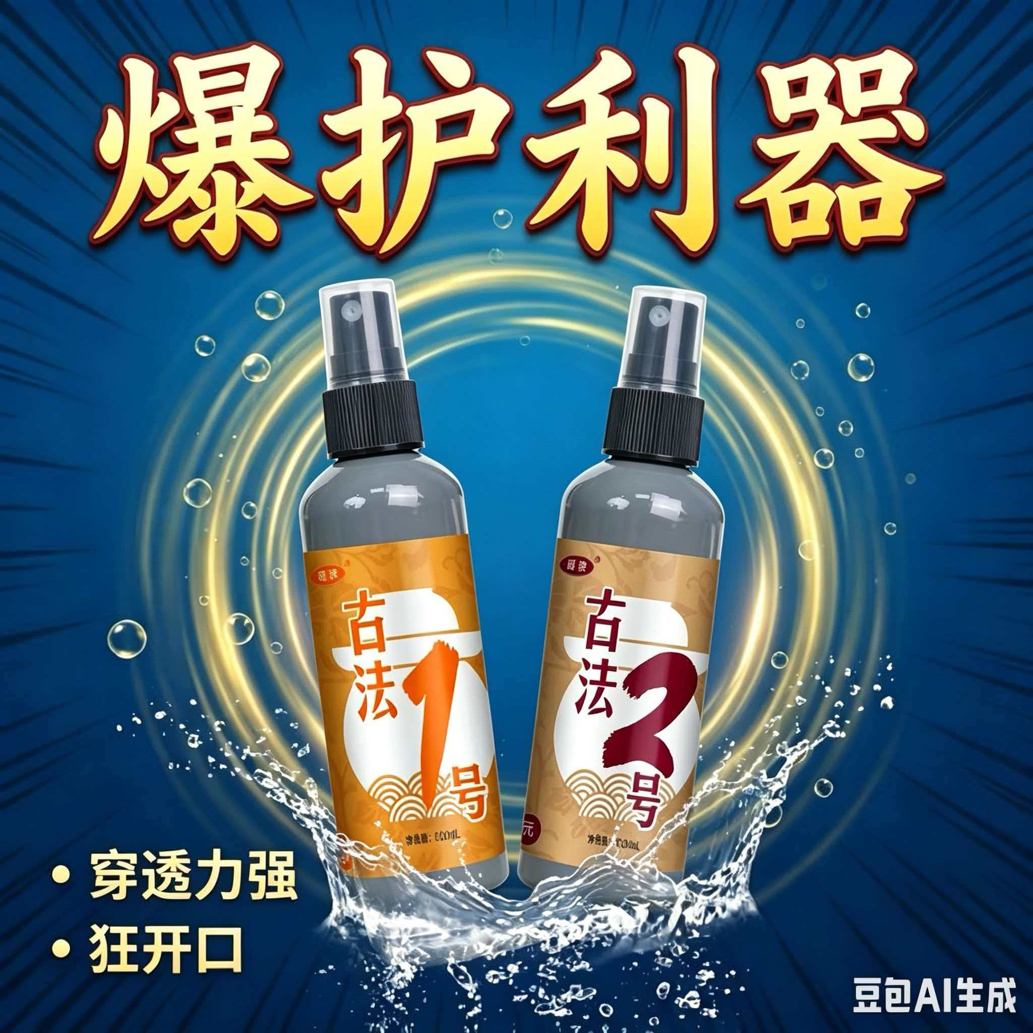古法1号2号诱鱼添加剂钓鱼小药鲫鲤草鳊鱼饵料野钓窝料主播同款