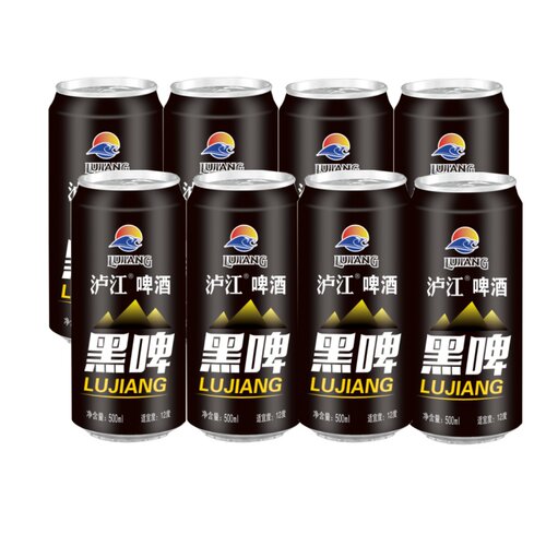崂金泉黑啤酒500ml*12/24罐装多规格德国工艺国产酒夏日饮品包邮