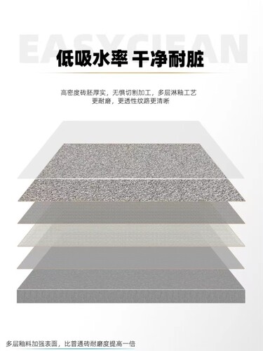 户外石板砖新型围墙地坪古建地铺亮光pc暖色大理石外墙砖30x602mm