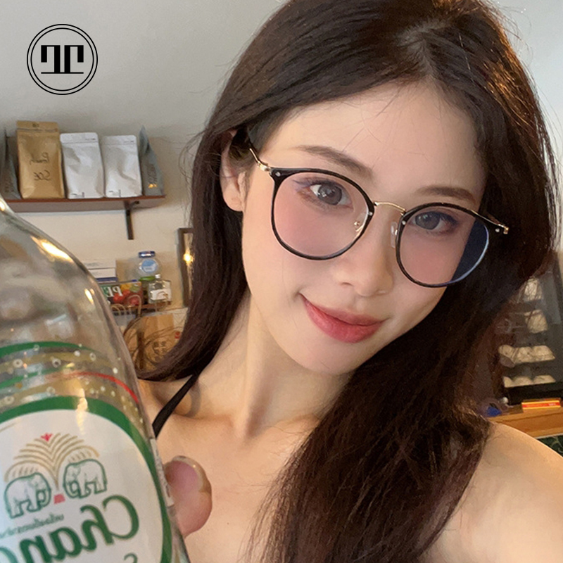 RD复古时尚近视眼镜素颜显脸小女