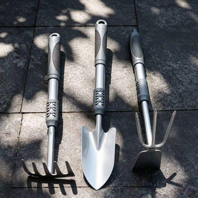 园艺工具套装种花专用神器小铲子挖土种菜家用耙子赶海铁铲锄铁锹