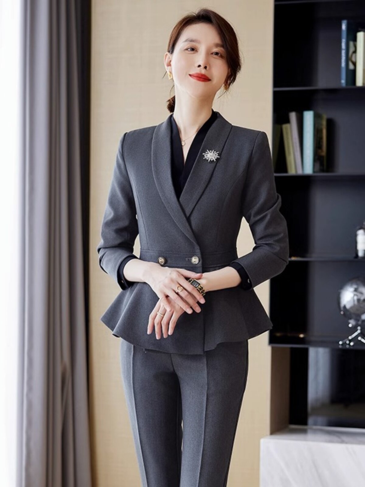 2024 NEW YEARS HOT PROFESSIONAL SUITS CASUAL INTERVIEWS FORMAL WEAR FRONT DESK JEWELRY STORE  S DEPARTMENT WORK CLOTHES SUIT WOMEN
