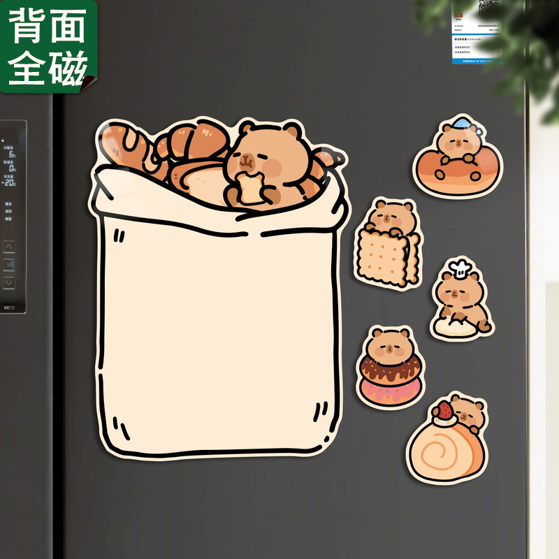 出门提醒磁性贴外出时关闭燃气关好门窗磁吸贴纸标识带手机钥匙