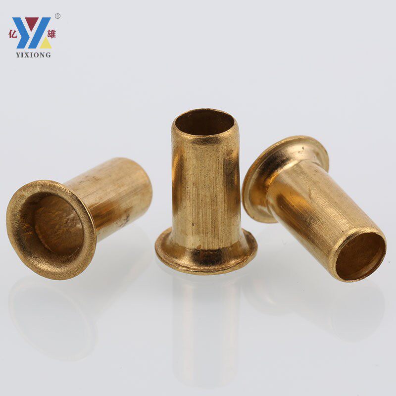 亿雄 铜铆钉铜空心铆钉铜管状铆钉铜鸡眼铆钉 M2/2.3/2.5