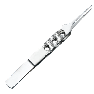 植发镊子植眉植发毛发移植镊提取分离毛囊钛合金不锈钢平台弯镊子