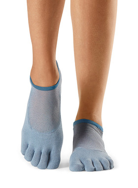Toesox瑜伽袜舞蹈防滑耐磨颗粒五指袜室内普拉提袜Lce