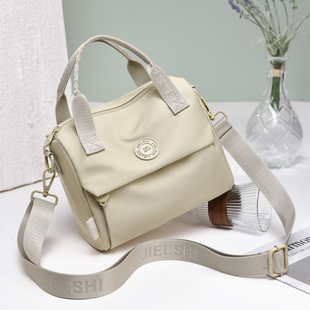 尼龙牛津布百搭小包包女2025新款手拎帆布小包简约多口袋单肩斜挎