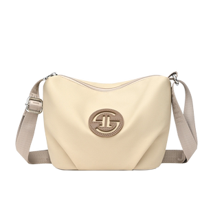 精致女士斜挎小包包轻便牛津布单肩包时尚2024新款简约休闲帆布包