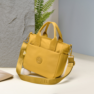 简约手提包包女轻便尼龙手拎包日常通勤单肩跨包妈妈款休闲斜挎包