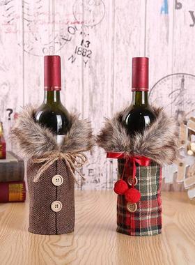 Christmas decoration wine tasting bottle set