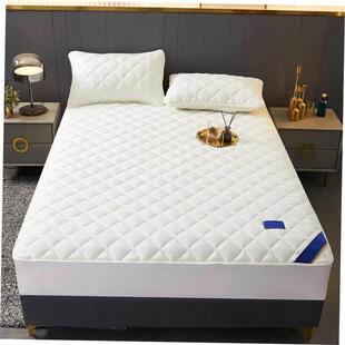 酒店配备床垫顶部床垫保护覆盖女王