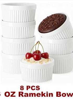 Ramekin Bowls Bakeware Baking Cooking Pudding Custard Cups