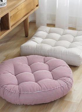 Cotton linen cushion dining chair cushion tatami floor mat