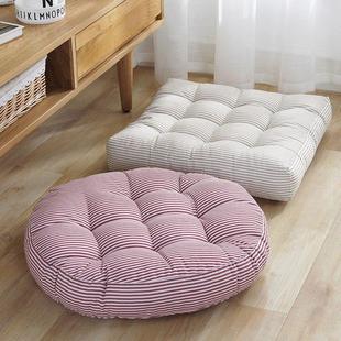 Cotton linen cushion dining chair cushion tatami floor mat