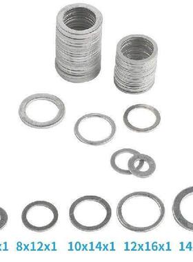 20/100Pcs Aluminum Washers Gasket set 6x12x1mm 10x14x1mm
