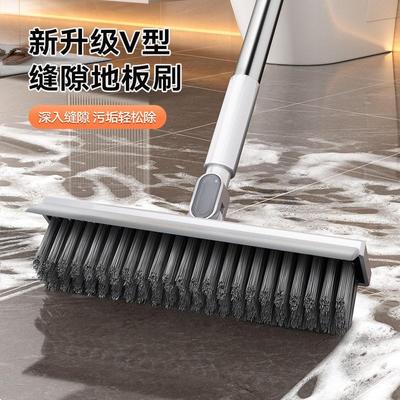 bathroom long handle brush tile floor cleaning broom mop