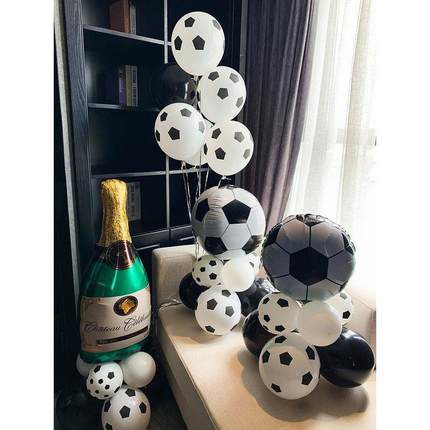 Boy Birthday Party Decoration Football Theme Style Aluminum