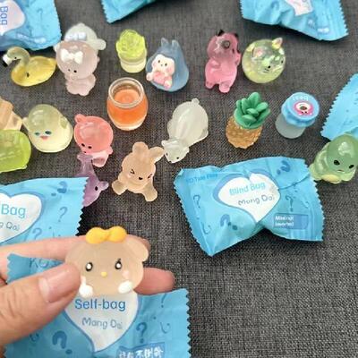 5/20/40pcs Luminous Animal Blind Bag Mini Blind Box Toys Cut