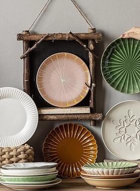 Japanese ceramic plates dish tray disc tableware set 盘子