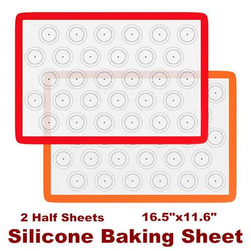 Silicone Baking Sheet Cookie Mats for Macarons Pastries Buns