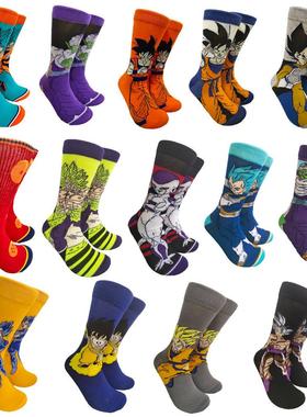 Anime Dragon Ball Socks for Men Women Son Goku Frieza Piccol
