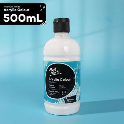 white acrylic paint Montmartre 300ml Fine art wall painting