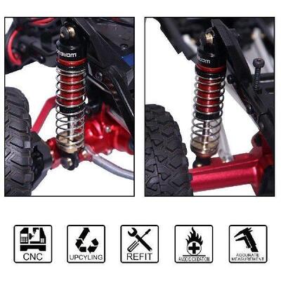 4pcs RC Shock Absorber Shock Absorber Damper Adjustable