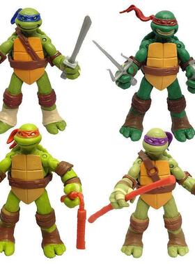 4pcs/Set Ninja Turtle Anime Figure Neca TMNT Limited Edition