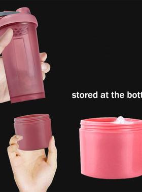 500ML Drink Water Bottle Whey Protein Powder Wire Mixer Ball
