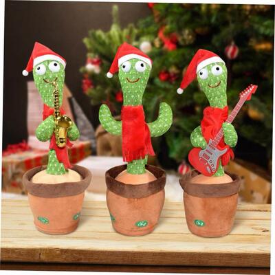 Dancing Cactus Repeat Talking Toy Electronic Plush Toys Can