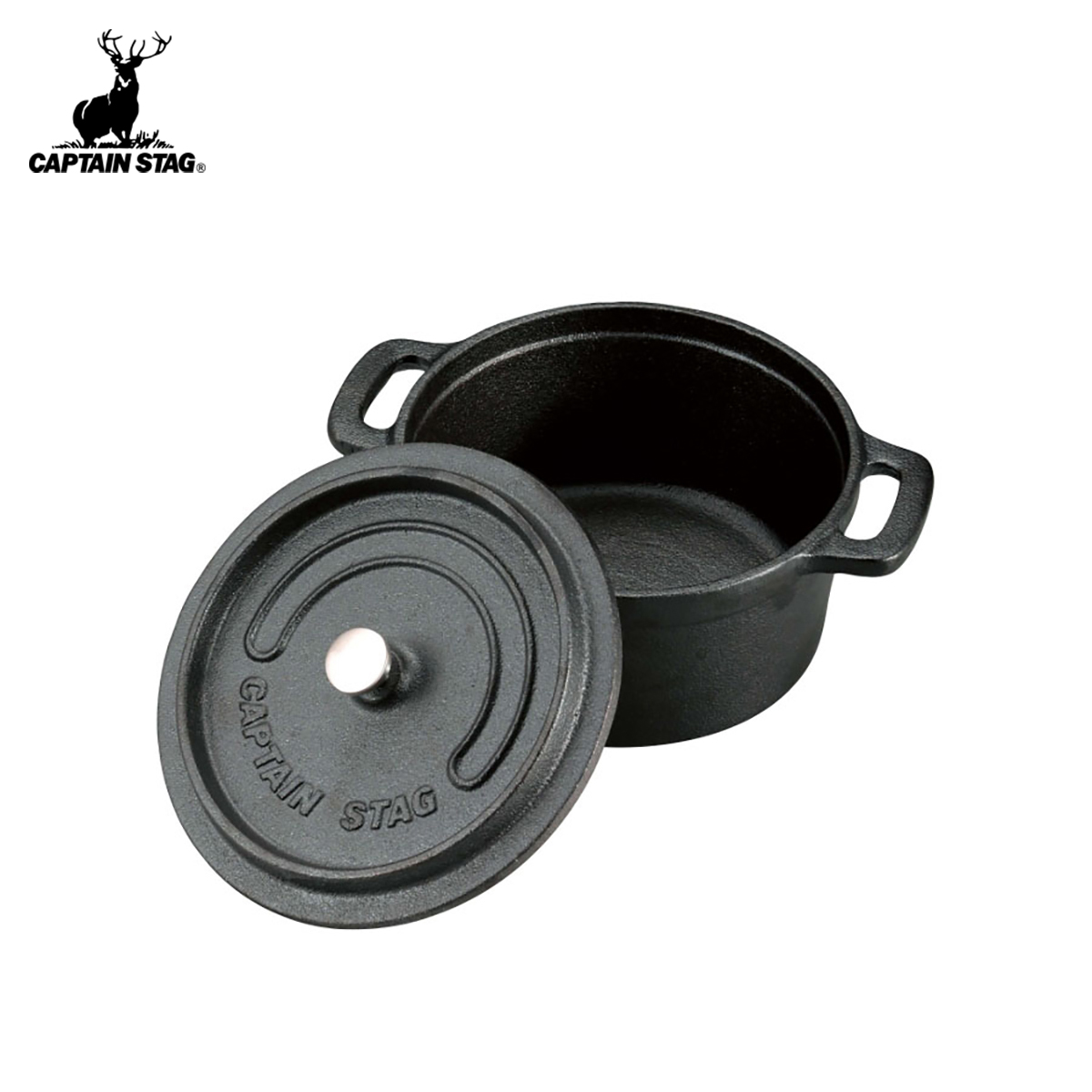 CAPTAINSTAG双耳铸铁炖锅户外