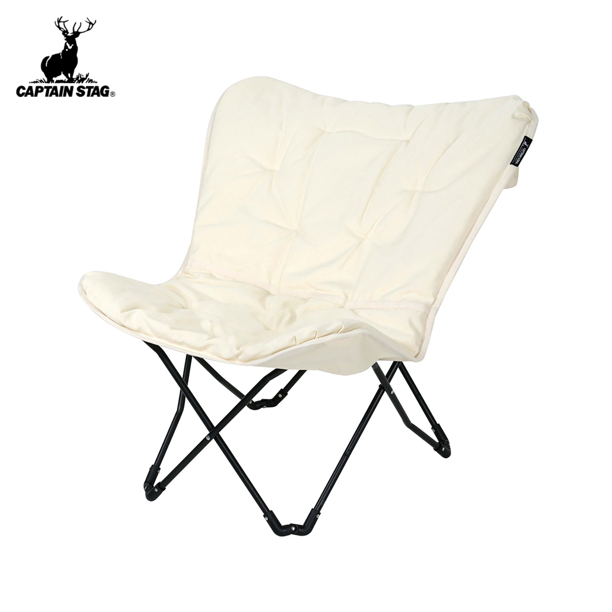 captainstag露营躺椅蝴蝶椅