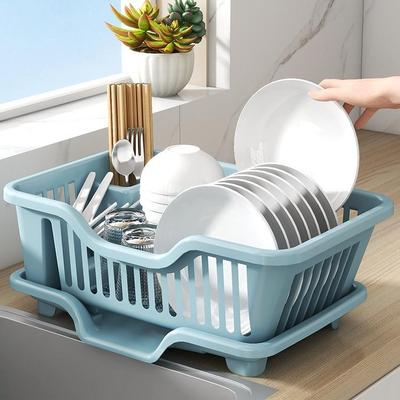 沥水碗盘架厨房碗碟沥水架水槽餐具置物架家用台面碗筷滤水收纳盒