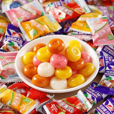 混合水果味硬糖儿时经典怀旧零食年货网红解馋糖果喜糖休闲零食品