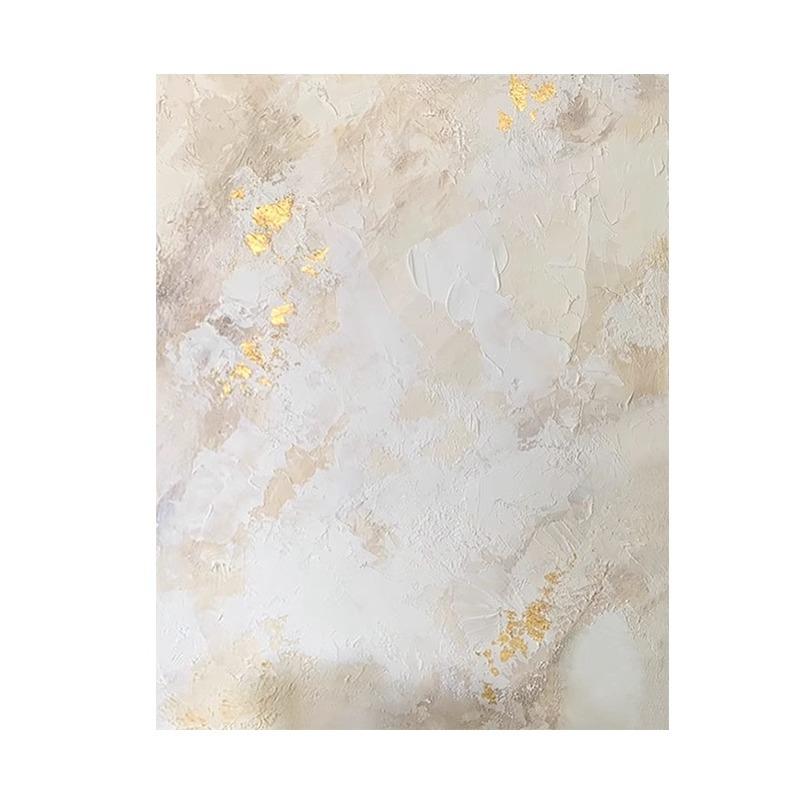 奶油风手绘油画侘寂风客厅沙发背景装饰画抽象玄关挂画餐边柜小众