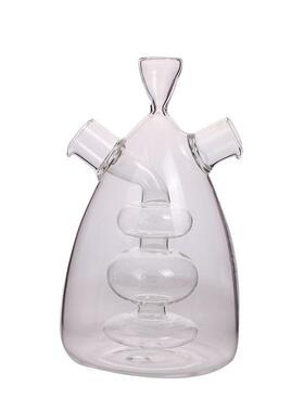 水晶玻璃醒酒器红酒酒壶家用玻璃分酒器葡萄酒U型醒酒壶厂家直销