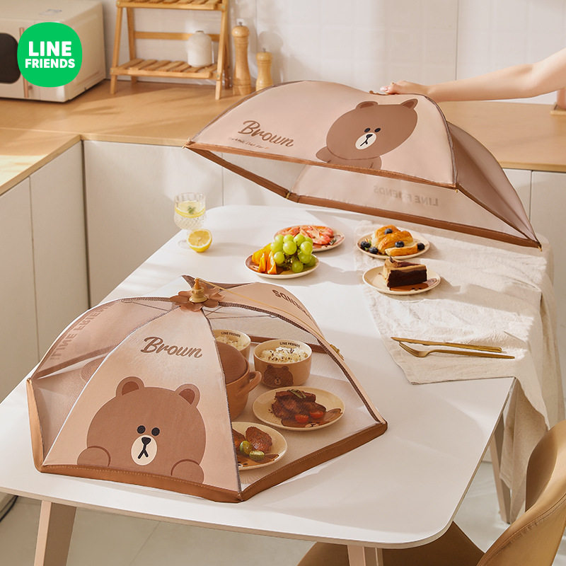 菜罩可折叠家用新款餐桌遮菜盖伞防虫防蝇餐桌盖食物罩防尘剩菜罩