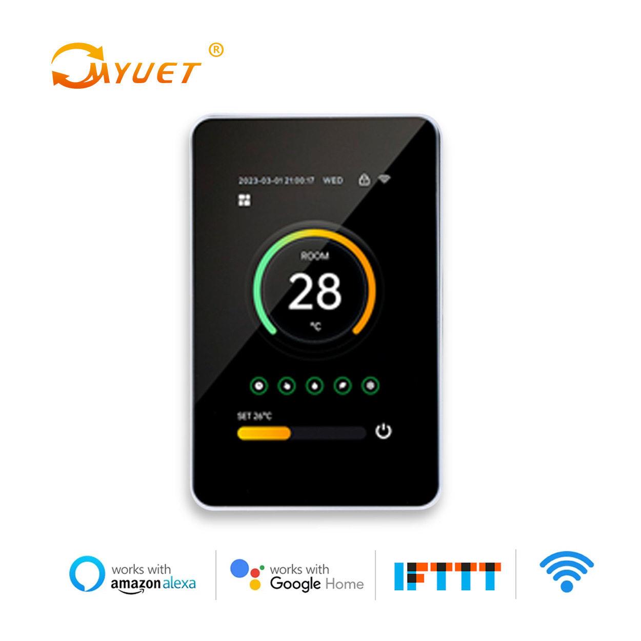 涂鸦Wifi智能温控器电地暖数显温控器面板水暖恒温器控制器彩屏