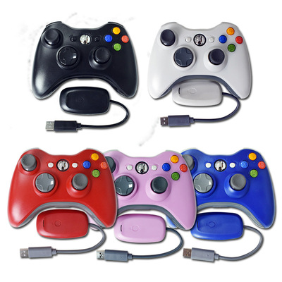 新款 XBOX360无线游戏手柄带2.4G接收器PC电脑360 2.4G无线游戏手
