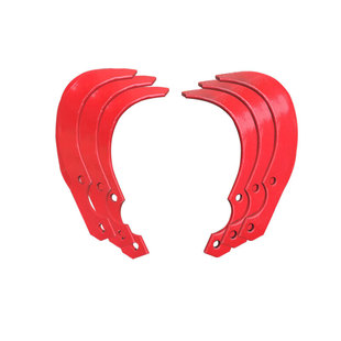 新品农机微耕机刀片加长防缠湿地刀旋耕齿加长加厚老式耕地刀锰钢